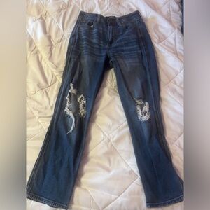 hollister ultra high rise mom jean!